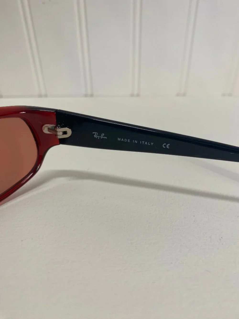 Ray-Ban - FRAMES ONLY!! - RB4055 660 - Red and Black Frames - Made in Italy